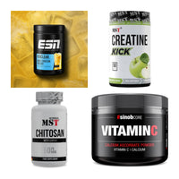 Wettkampfvorbereitung: ESN ISOCLEAR + MST Creatine + 2 weitere