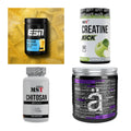 Wettkampfvorbereitung: ESN ISOCLEAR + MST Creatine + 2 weitere – alle enthaltenen Artikel