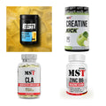 Wettkampfvorbereitung: ESN ISOCLEAR + MST Creatine + 2 weitere – alle enthaltenen Artikel