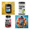 Wettkampfvorbereitung: ESN ISOCLEAR + MST Creatine + 2 weitere – alle enthaltenen Artikel