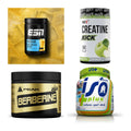 Wettkampfvorbereitung: ESN ISOCLEAR + MST Creatine + 2 weitere – alle enthaltenen Artikel