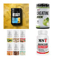 Wettkampfvorbereitung: ESN ISOCLEAR + MST Creatine + 2 weitere – alle enthaltenen Artikel