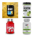Wettkampfvorbereitung: ESN ISOCLEAR + MST Creatine + 2 weitere – alle enthaltenen Artikel