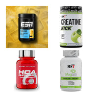 Wettkampfvorbereitung: ESN ISOCLEAR + MST Creatine + 2 weitere