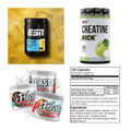 Wettkampfvorbereitung: ESN ISOCLEAR + MST Creatine + 2 weitere – alle enthaltenen Artikel