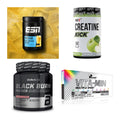 Wettkampfvorbereitung: ESN ISOCLEAR + MST Creatine + 2 weitere – alle enthaltenen Artikel