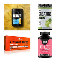 Wettkampfvorbereitung: ESN ISOCLEAR + MST Creatine + 2 weitere
