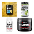 Wettkampfvorbereitung: ESN ISOCLEAR + MST Creatine + 2 weitere – alle enthaltenen Artikel