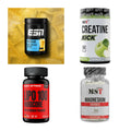 Wettkampfvorbereitung: ESN ISOCLEAR + MST Creatine + 2 weitere – alle enthaltenen Artikel