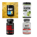 Wettkampfvorbereitung: ESN ISOCLEAR + MST Creatine + 2 weitere – alle enthaltenen Artikel