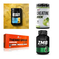 Wettkampfvorbereitung: ESN ISOCLEAR + MST Creatine + 2 weitere – alle enthaltenen Artikel