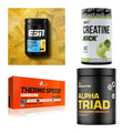 Wettkampfvorbereitung: ESN ISOCLEAR + MST Creatine + 2 weitere – alle enthaltenen Artikel