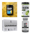 Wettkampfvorbereitung: ESN ISOCLEAR + MST Creatine + 2 weitere – alle enthaltenen Artikel