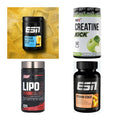 Wettkampfvorbereitung: ESN ISOCLEAR + MST Creatine + 2 weitere – alle enthaltenen Artikel
