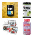 Wettkampfvorbereitung: ESN ISOCLEAR + MST Creatine + 2 weitere – alle enthaltenen Artikel