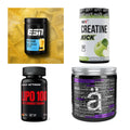 Wettkampfvorbereitung: ESN ISOCLEAR + MST Creatine + 2 weitere – alle enthaltenen Artikel