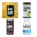 Wettkampfvorbereitung: ESN ISOCLEAR + MST Creatine + 2 weitere – alle enthaltenen Artikel