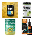 Wettkampfvorbereitung: ESN ISOCLEAR + MST Creatine + 2 weitere – alle enthaltenen Artikel