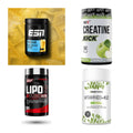 Wettkampfvorbereitung: ESN ISOCLEAR + MST Creatine + 2 weitere – alle enthaltenen Artikel