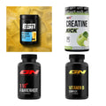 Wettkampfvorbereitung: ESN ISOCLEAR + MST Creatine + 2 weitere – alle enthaltenen Artikel