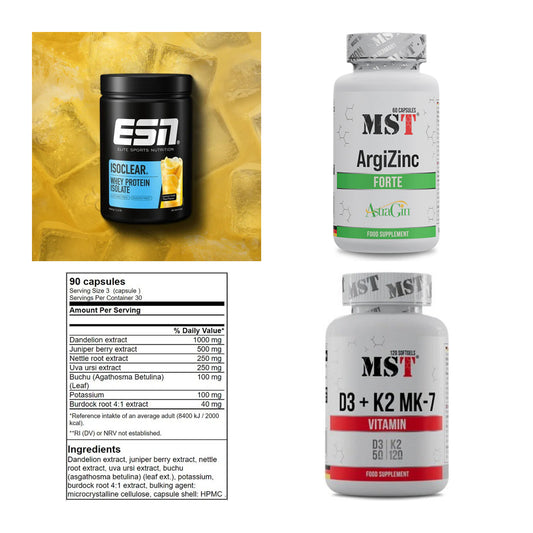Wettkampfvorbereitung: ESN ISOCLEAR + MST ArgiZinc + 2 weitere – alle enthaltenen Artikel