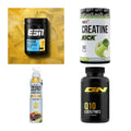 Wettkampfvorbereitung: ESN ISOCLEAR + MST Creatine + 2 weitere – alle enthaltenen Artikel