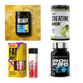 Wettkampfvorbereitung: ESN ISOCLEAR + MST Creatine + 2 weitere – alle enthaltenen Artikel