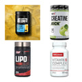 Wettkampfvorbereitung: ESN ISOCLEAR + MST Creatine + 2 weitere – alle enthaltenen Artikel