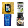 Wettkampfvorbereitung: ESN ISOCLEAR + MST Creatine + 2 weitere – alle enthaltenen Artikel