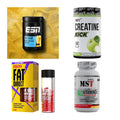 Wettkampfvorbereitung: ESN ISOCLEAR + MST Creatine + 2 weitere – alle enthaltenen Artikel