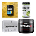 Wettkampfvorbereitung: ESN ISOCLEAR + MST Creatine + 2 weitere – alle enthaltenen Artikel