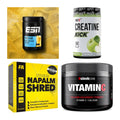 Wettkampfvorbereitung: ESN ISOCLEAR + MST Creatine + 2 weitere – alle enthaltenen Artikel