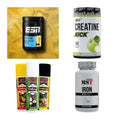 Wettkampfvorbereitung: ESN ISOCLEAR + MST Creatine + 2 weitere – alle enthaltenen Artikel