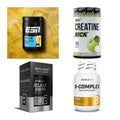 Wettkampfvorbereitung: ESN ISOCLEAR + MST Creatine + 2 weitere – alle enthaltenen Artikel