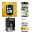 Wettkampfvorbereitung: ESN ISOCLEAR + MST Creatine + 2 weitere – alle enthaltenen Artikel