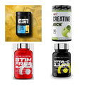 Wettkampfvorbereitung: ESN ISOCLEAR + MST Creatine + 2 weitere – alle enthaltenen Artikel
