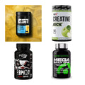 Wettkampfvorbereitung: ESN ISOCLEAR + MST Creatine + 2 weitere – alle enthaltenen Artikel