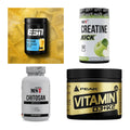 Wettkampfvorbereitung: ESN ISOCLEAR + MST Creatine + 2 weitere – alle enthaltenen Artikel