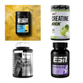 Wettkampfvorbereitung: ESN ISOCLEAR + MST Creatine + 2 weitere – alle enthaltenen Artikel