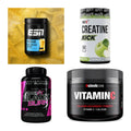 Wettkampfvorbereitung: ESN ISOCLEAR + MST Creatine + 2 weitere – alle enthaltenen Artikel