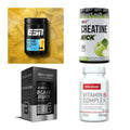 Wettkampfvorbereitung: ESN ISOCLEAR + MST Creatine + 2 weitere – alle enthaltenen Artikel