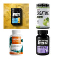 Wettkampfvorbereitung: ESN ISOCLEAR + MST Creatine + 2 weitere – alle enthaltenen Artikel