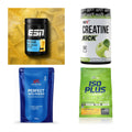 Wettkampfvorbereitung: ESN ISOCLEAR + MST Creatine + 2 weitere – alle enthaltenen Artikel