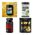 Wettkampfvorbereitung: ESN ISOCLEAR + MST Creatine + 2 weitere – alle enthaltenen Artikel