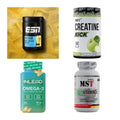 Wettkampfvorbereitung: ESN ISOCLEAR + MST Creatine + 2 weitere – alle enthaltenen Artikel