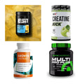 Wettkampfvorbereitung: ESN ISOCLEAR + MST Creatine + 2 weitere – alle enthaltenen Artikel