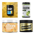 Wettkampfvorbereitung: ESN ISOCLEAR + MST Creatine + 2 weitere – alle enthaltenen Artikel
