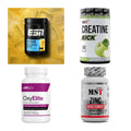 Wettkampfvorbereitung: ESN ISOCLEAR + MST Creatine + 2 weitere – alle enthaltenen Artikel