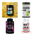 Wettkampfvorbereitung: ESN ISOCLEAR + MST Creatine + 2 weitere – alle enthaltenen Artikel