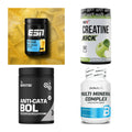 Wettkampfvorbereitung: ESN ISOCLEAR + MST Creatine + 2 weitere – alle enthaltenen Artikel